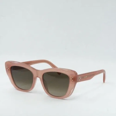 Pre-owned Celine Cl40199i 74k Pink / Gradient Roviex 54-18-140 Sunglasses Authentic