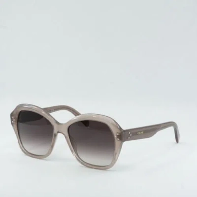 Pre-owned Celine Cl40200i 45z Shiny Hazelnut/brown Gradient 56-17-140 Sunglasses