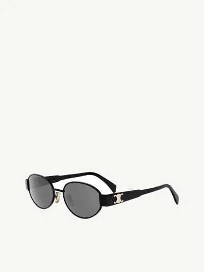 Celine Cl40235u Metal Sunglasses In Black