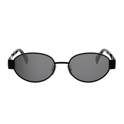 CELINE CELINE CL40235U METAL TRIOMPHE 01A NERO SUNGLASSES