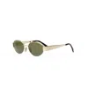 Celine Cl40235u-30nshiny Endura Gold / Green In 30n - Black