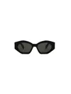 Celine Triomphe Logo Acetate Cat-eye Sunglasses In Black