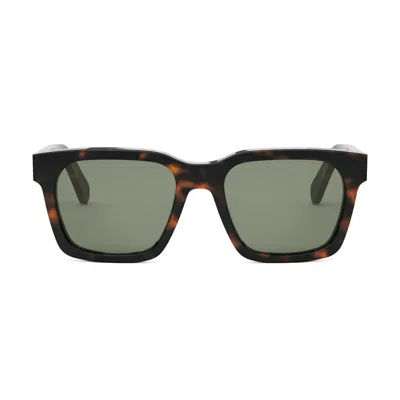 Celine Cl40248i  3 Dots 52n Havana Sunglasses In Brown