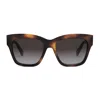 Celine Triomphe Square Acetate Sunglasses In Blonde Havana Gradient Roviex