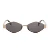 Celine Cl40254u Metal Triomphe 28a Oro Rosa Sunglasses
