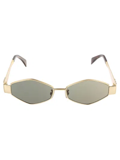 Celine Cl40254u Sunglasses In Gold