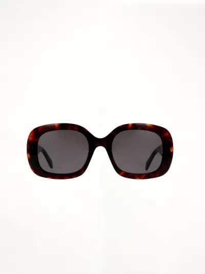 Celine Cl40262u 5352a Butterfly Sunglasses In Brown