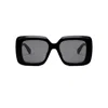 Celine Bold Three-dot Acetate Square Sunglasses