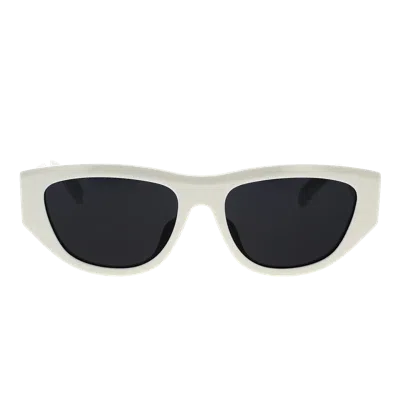 Celine Cl40278 U Sunglasses In White