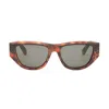 Celine Monochroms Cl40278u 99a Cat Eye Sunglasses In Marrone