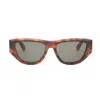 Celine Monochroms Cl40278u 99a Cat Eye Sunglasses In Marrone