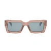 Celine Bold 3 Dots Rectangular Sunglasses, 54mm In Pink/blue Solid