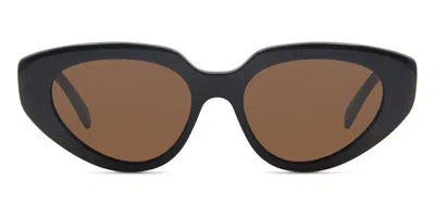 Celine Cl40286i 01e Women's Sunglasses Black Size 53
