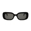 Celine Bold 3 Dots 51mm Rectangular Sunglasses In Nero