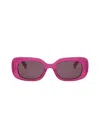 Celine Bold 3 Dots 51mm Rectangular Sunglasses In 72e