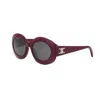 Celine Cl40292u 69a Sunglasses In Rosso