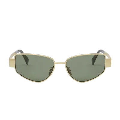 Celine Cl40293 U Sunglasses In Green