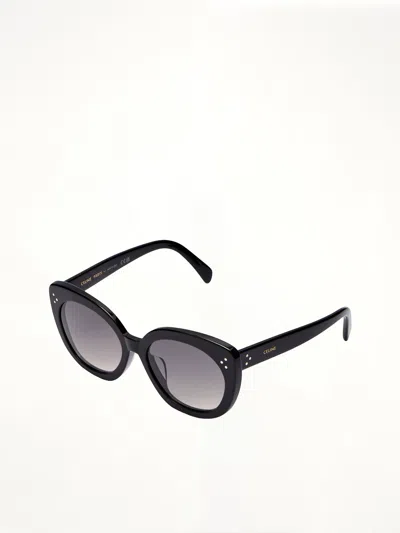 Celine Cl40295f 5701f Acetate Sunglasses In Black