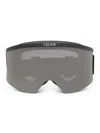 Celine Monochrome Logo-print Ski Goggles In 01c