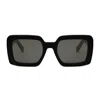 Celine Triomphe 56mm Square Sunglasses In Nero