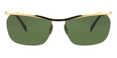 Celine Cl40307u 30n Occhiali Da Sole Oro Per Uomo In Gold