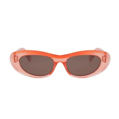 Celine Cl40310u  3 Dots 42e Arancione Lucido Sunglasses