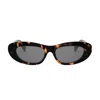 Celine 3 Dots Cat-eye Sunglasses In Marrone