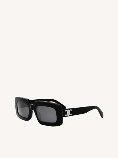 Celine Cl40313u Acetate Sunglasses In Black