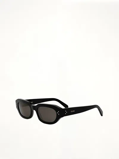 Celine Cl40314i Acetate Sunglasses In Black
