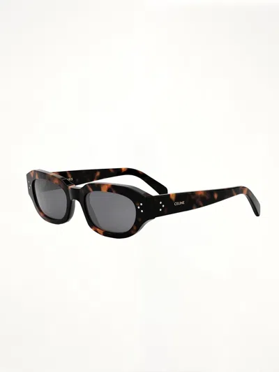 Celine Cl40314i Acetate Sunglasses In Black