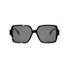 Celine Cl40316u Triomphe 52a Havana Sunglasses In Gray