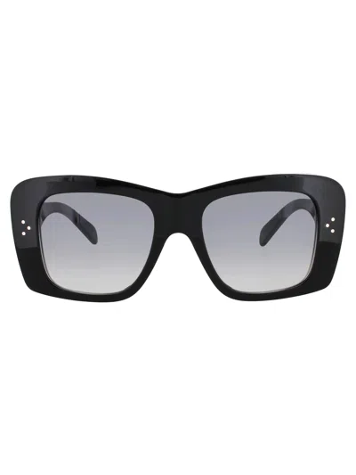 Celine Cl40321 I Sunglasses In Dark Havana - Smoke