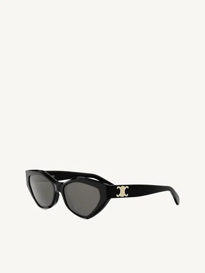 Celine Cl40323u Acetate Sunglasses In Black