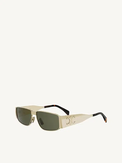 Celine Cl40325u 5930n Metal Sunglasses In Gold