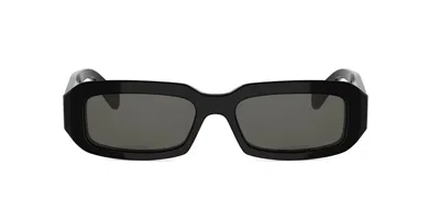 Celine Cl40335i Triomphe 01a Men's Sunglasses Black Size 54 In Purple