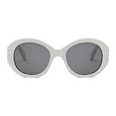 Celine Cl4240is25a Glitter-embellished Acetate Sunglasses In Multi