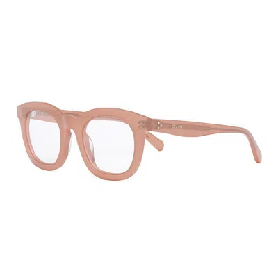Celine Cl5004in074 Square Full-rim Acetate Eyeglasses In Metallic
