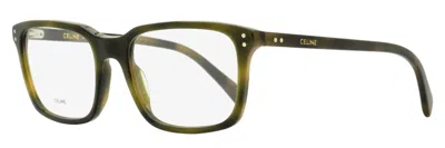 Celine Cl50081i Rectangular Acetate Eyeglasses In Green
