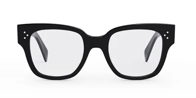 Celine Cl50110u  3 Dots Hd Women's Glasses, Black, Size 52