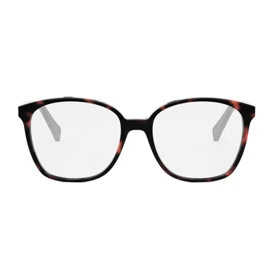Celine Cl50115i  Thin 052 Havana Glasses In Brown