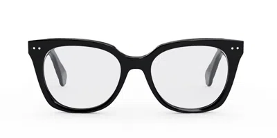 Celine Cl50116i  Thin Women's Glasses, Black, Size 52