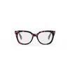 Celine Thin 2 Dots 52mm Cat Eye Optical Glasses In 055 - Black