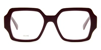 Celine Cl50131i 048 Women's Glasses Brown Size 52 - Free Lenses - Blue Light Block Available In Burgundy