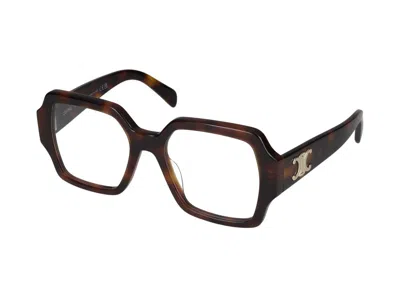 Celine Cl50131i Square-frame Acetate Eyeglasses In Brown