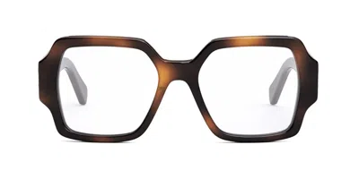 Celine Cl50131i Triomphe Women's Glasses, Tortoiseshell, Size 52 In Brown
