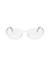 Celine Triomphe Metal Oval Glasses