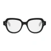 Celine Bold 50mm Round Optical Glasses In Nero