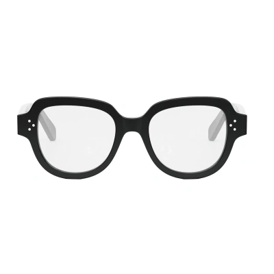 Celine Cl50141u Bold 3 Dots Hd 001 Glasses In Nero