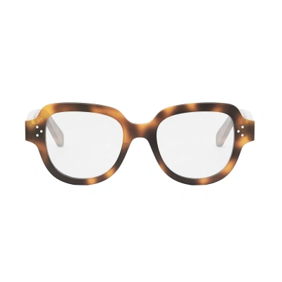 Celine Cl50141u Bold 3 Dots Hd 053 Glasses In Marrone