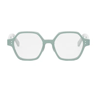 Celine Cl50142f093 Geometric Full Rim Eyeglasses In One Color